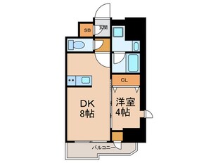 ｴｽﾃﾑｺｰﾄ大阪福島ﾙｱｰﾅ（1103）の物件間取画像